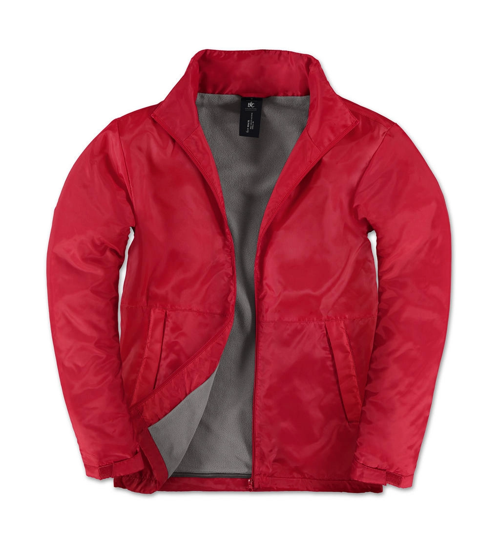 Multi-Active/men Jacket zum Besticken und Bedrucken in der Farbe Red/Warm Grey mit Ihren Logo, Schriftzug oder Motiv.