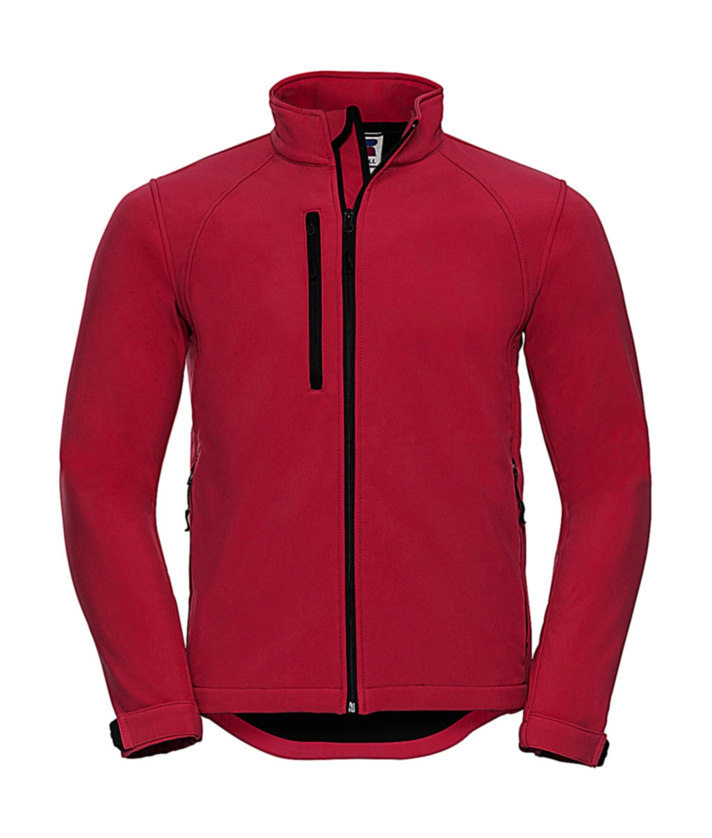Softshell Jacket zum Besticken und Bedrucken in der Farbe Classic Red mit Ihren Logo, Schriftzug oder Motiv.