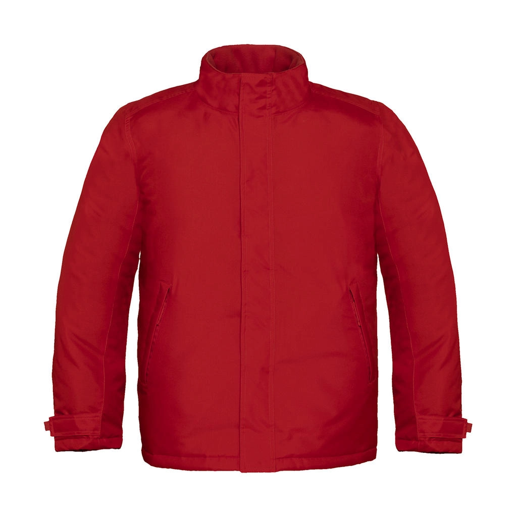 Real+/men Heavy Weight Jacket zum Besticken und Bedrucken in der Farbe Deep Red mit Ihren Logo, Schriftzug oder Motiv.