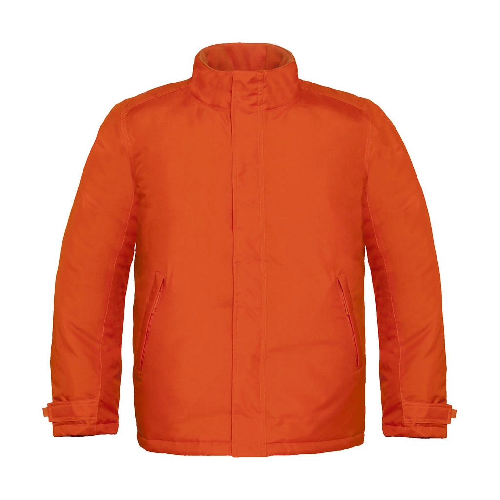Real+/men Heavy Weight Jacket zum Besticken und Bedrucken in der Farbe Orange mit Ihren Logo, Schriftzug oder Motiv.