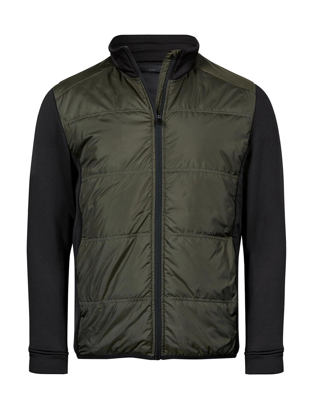 Hybrid-Stretch Jacket zum Besticken und Bedrucken in der Farbe Deep Green/Black mit Ihren Logo, Schriftzug oder Motiv.