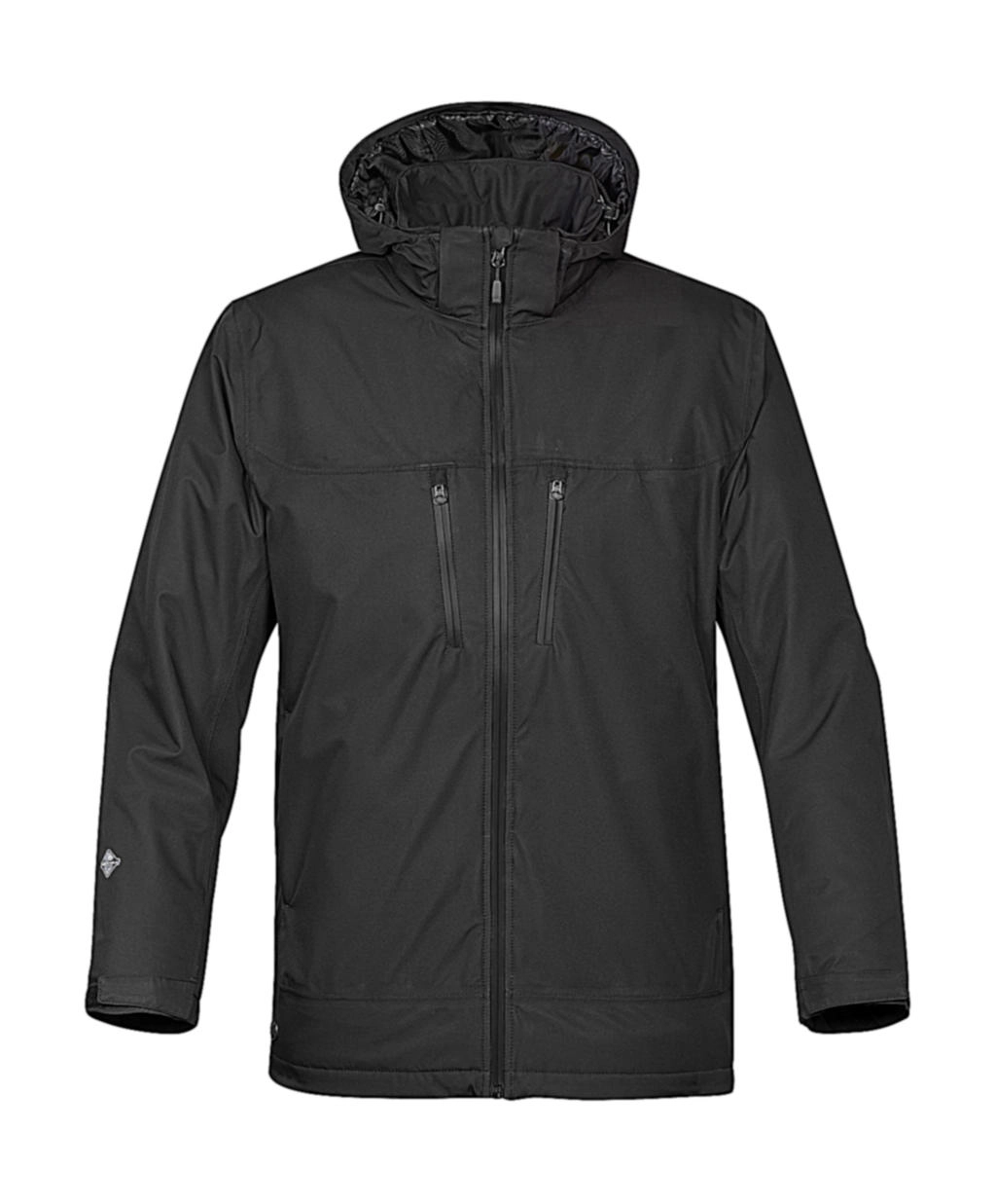 Snowburst Thermal Shell Jacket zum Besticken und Bedrucken in der Farbe Black/Black mit Ihren Logo, Schriftzug oder Motiv.