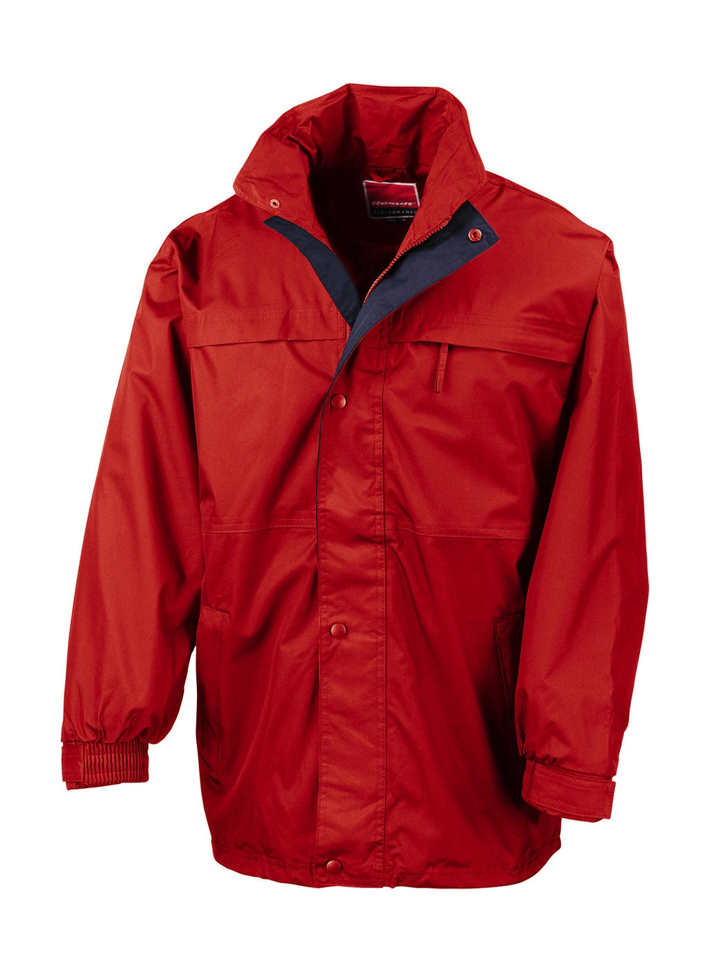 Mid-Season Jacket zum Besticken und Bedrucken in der Farbe Red/Navy mit Ihren Logo, Schriftzug oder Motiv.