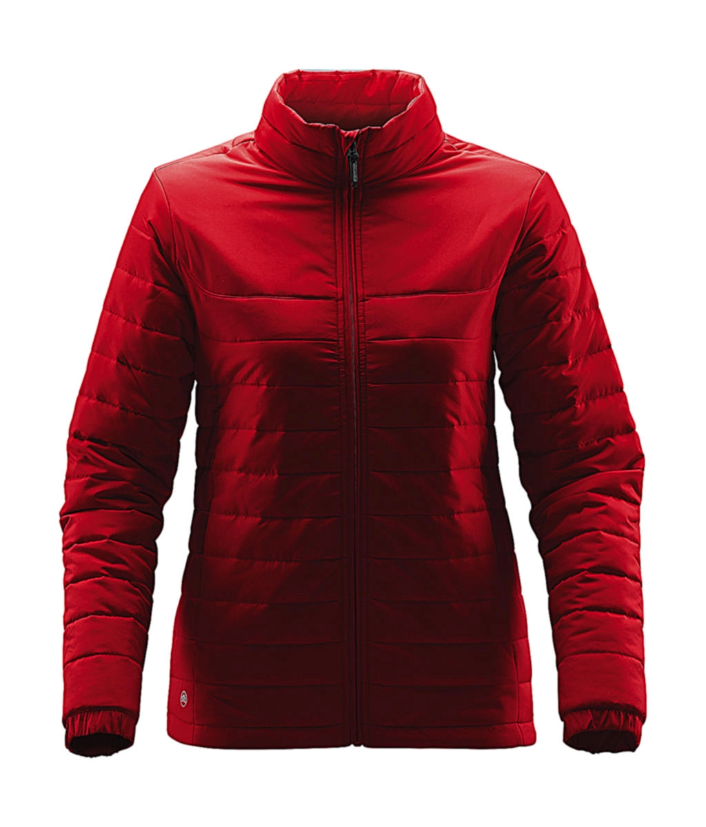 Women`s Nautilus Thermal Jacket zum Besticken und Bedrucken in der Farbe Bright Red mit Ihren Logo, Schriftzug oder Motiv.