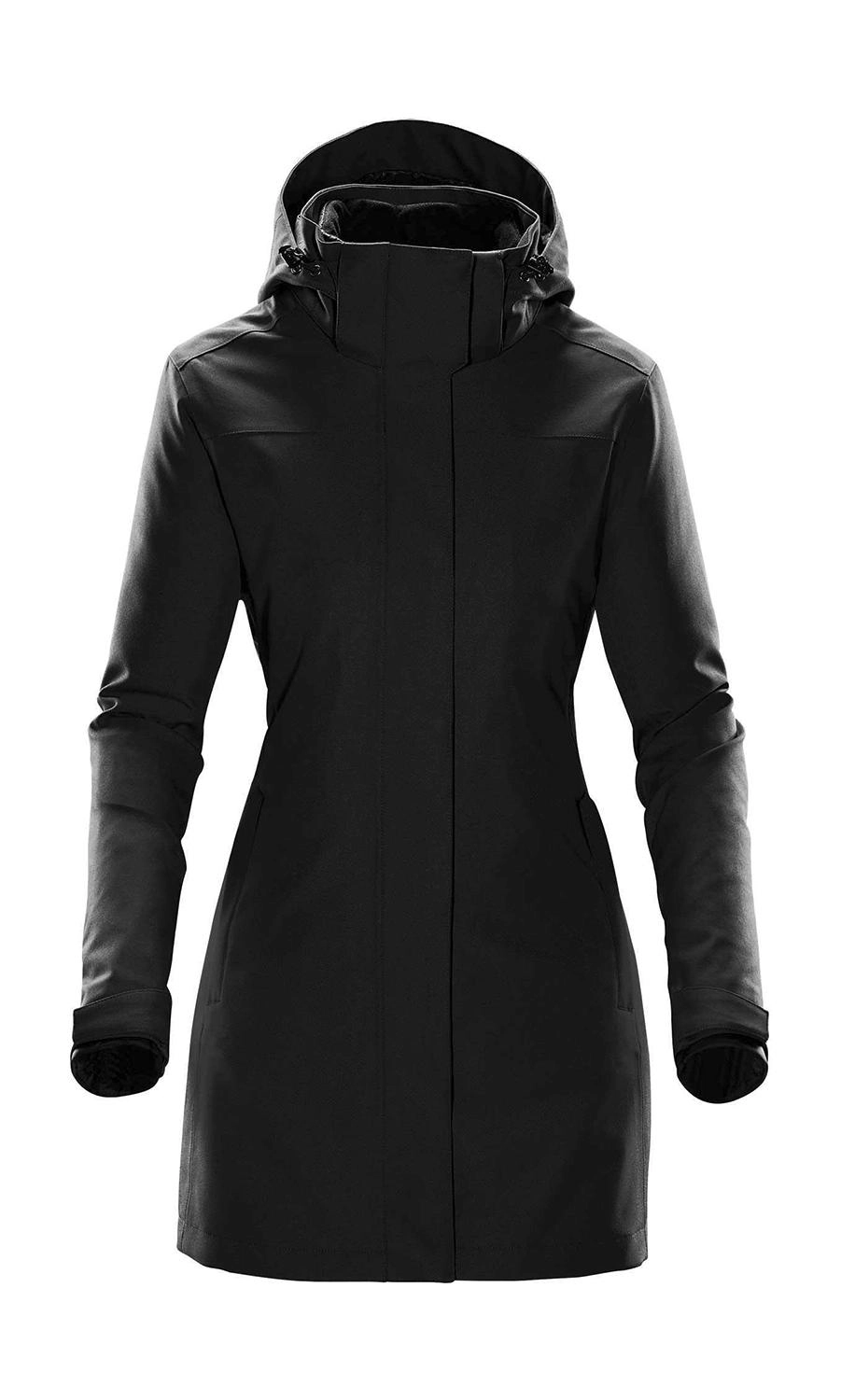 Women`s Avalanche System Jacket zum Besticken und Bedrucken in der Farbe Black mit Ihren Logo, Schriftzug oder Motiv.