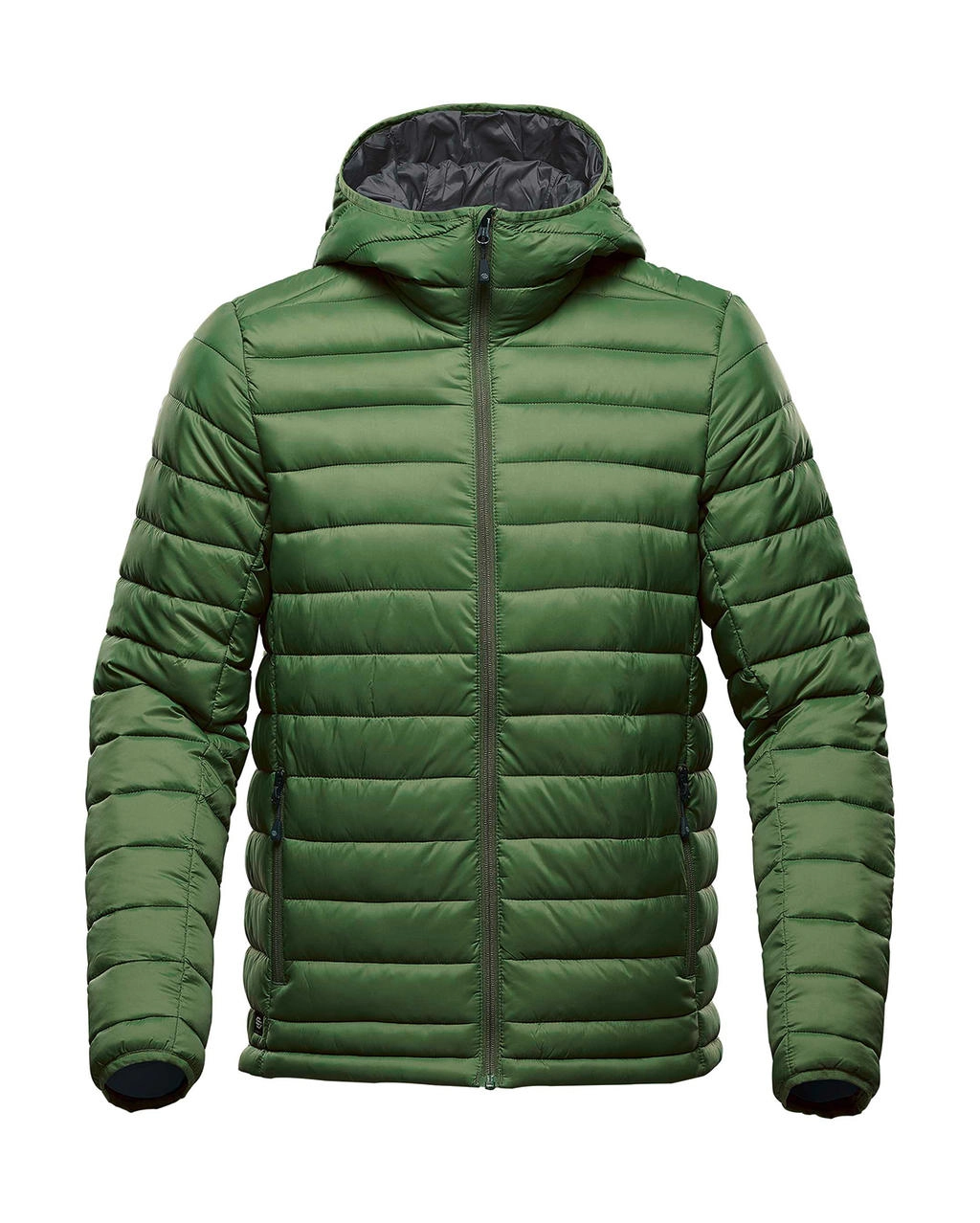 Men`s Stavanger Thermal Jacket zum Besticken und Bedrucken in der Farbe Garden Green/Graphite mit Ihren Logo, Schriftzug oder Motiv.