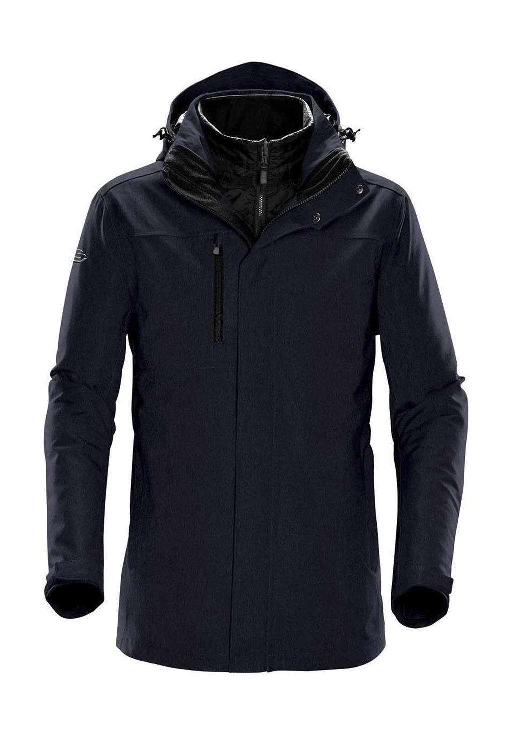 Men`s Avalanche System Jacket zum Besticken und Bedrucken in der Farbe Navy Twill mit Ihren Logo, Schriftzug oder Motiv.