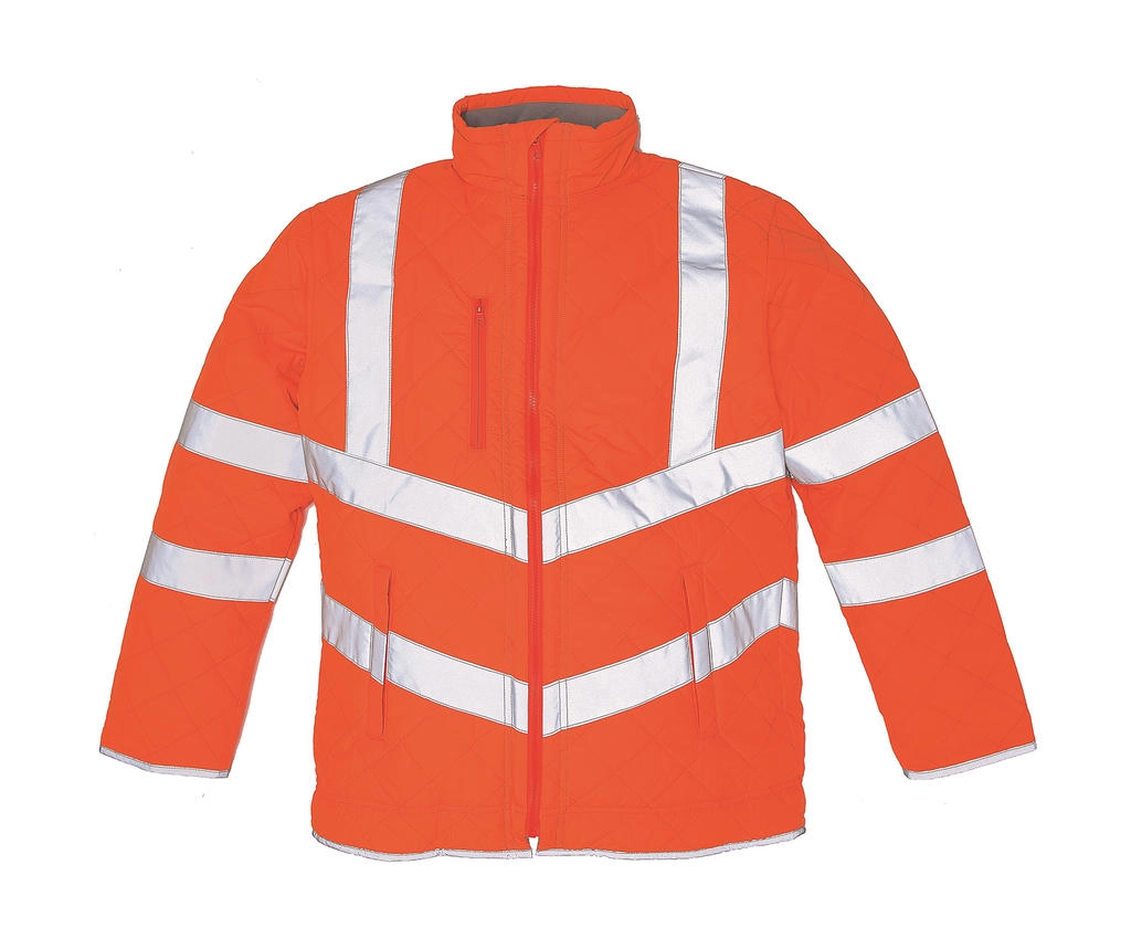 Fluo Kensington Jacket zum Besticken und Bedrucken in der Farbe Fluo Orange mit Ihren Logo, Schriftzug oder Motiv.