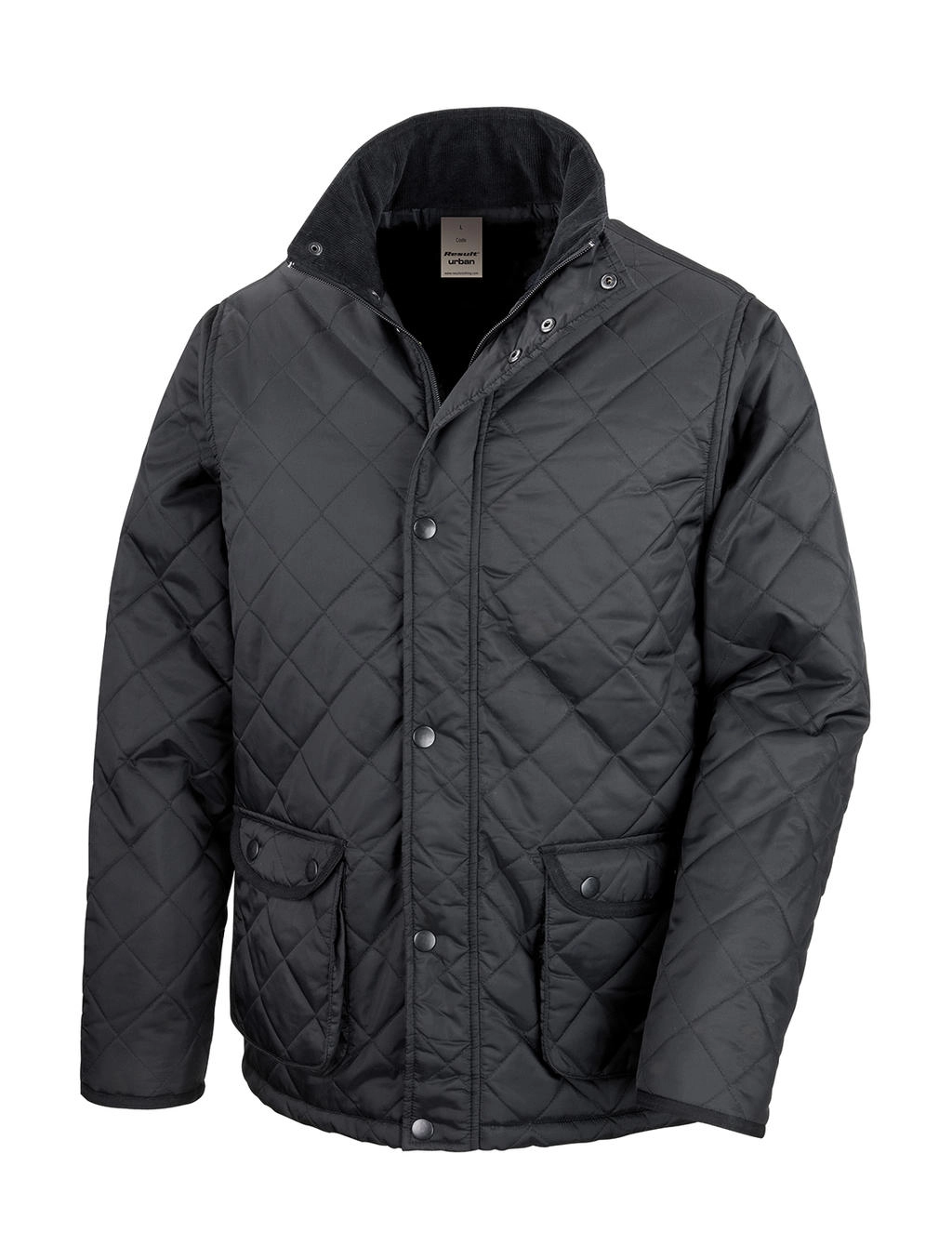 Urban Cheltenham Jacket zum Besticken und Bedrucken in der Farbe Black mit Ihren Logo, Schriftzug oder Motiv.