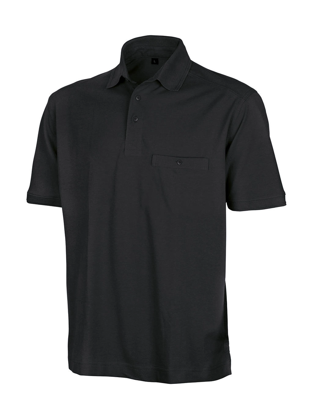 Apex Polo Shirt zum Besticken und Bedrucken in der Farbe Black mit Ihren Logo, Schriftzug oder Motiv.