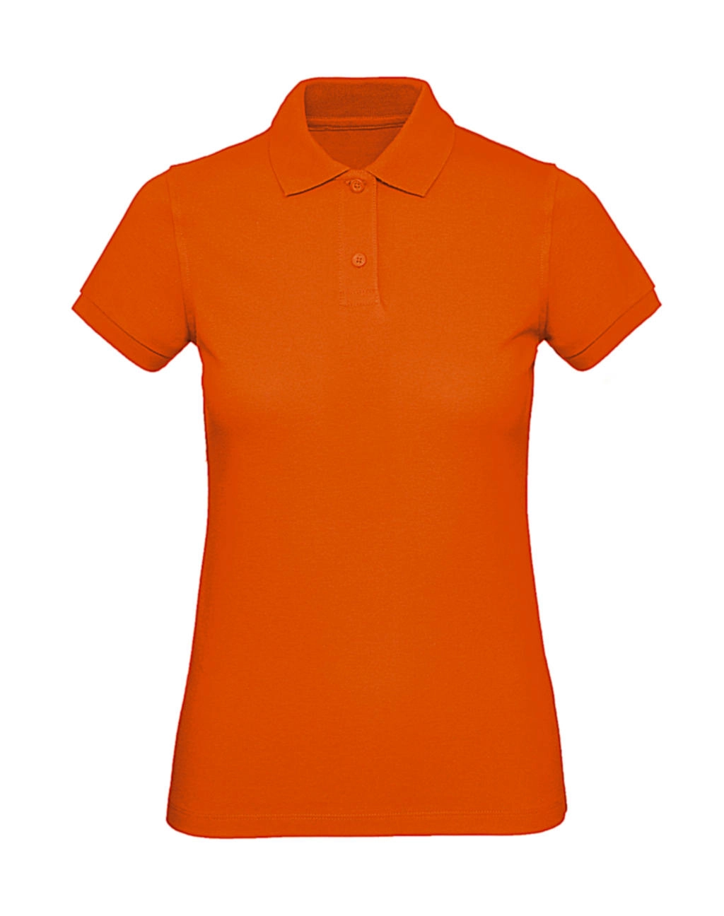 Organic Inspire Polo /women_° zum Besticken und Bedrucken in der Farbe Orange mit Ihren Logo, Schriftzug oder Motiv.