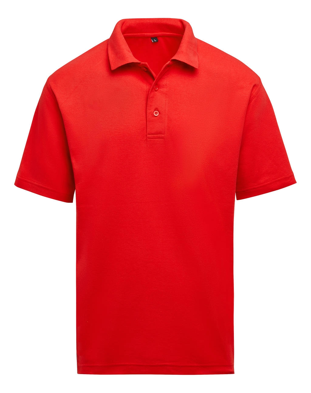 Unisex Polo zum Besticken und Bedrucken in der Farbe Red mit Ihren Logo, Schriftzug oder Motiv.