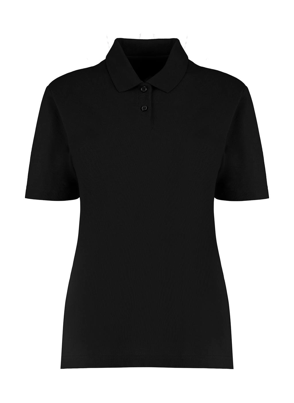 Women`s Regular Fit Workforce Polo zum Besticken und Bedrucken in der Farbe Black mit Ihren Logo, Schriftzug oder Motiv.