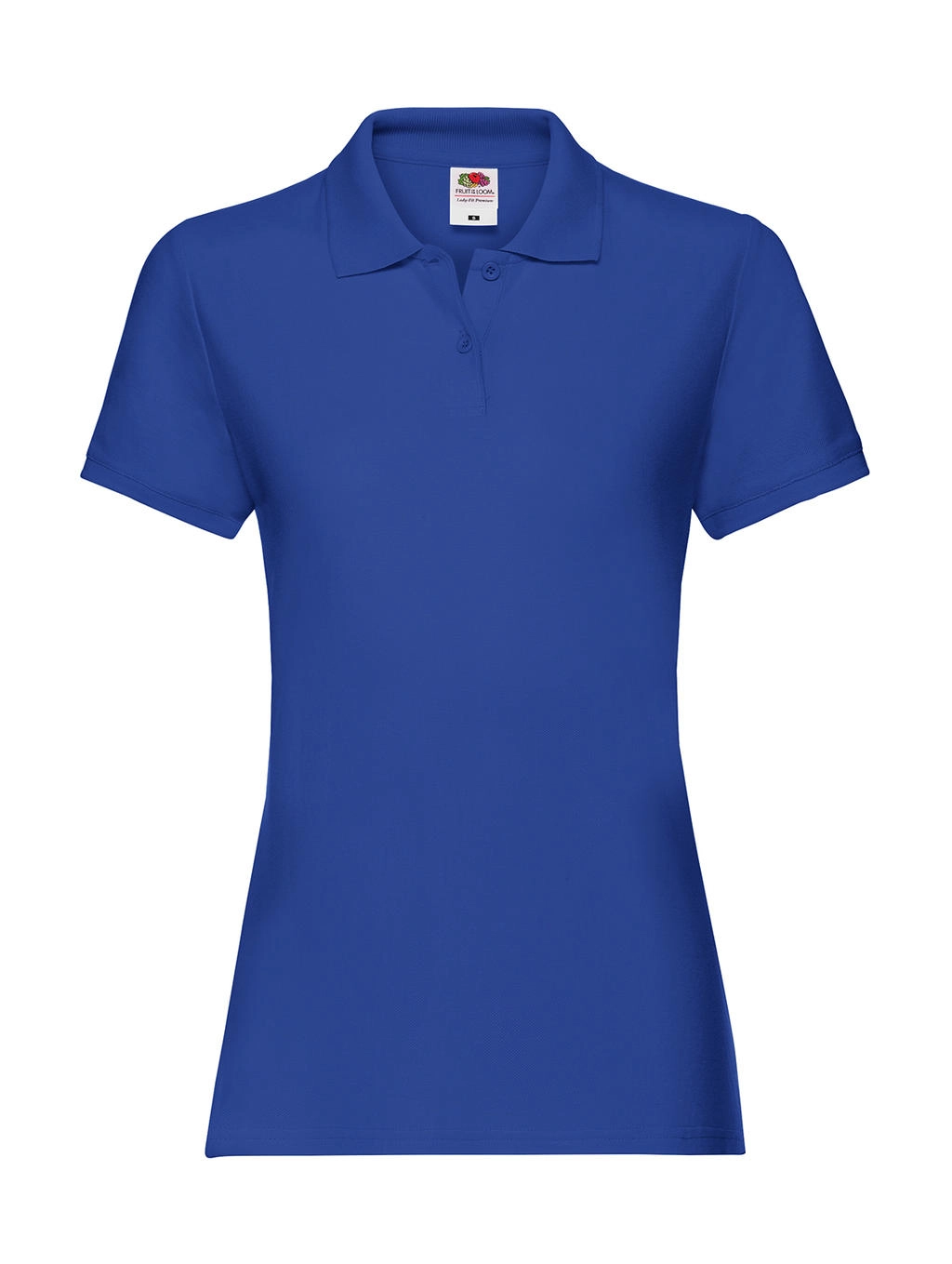 Ladies` Premium Polo zum Besticken und Bedrucken in der Farbe Royal Blue mit Ihren Logo, Schriftzug oder Motiv.