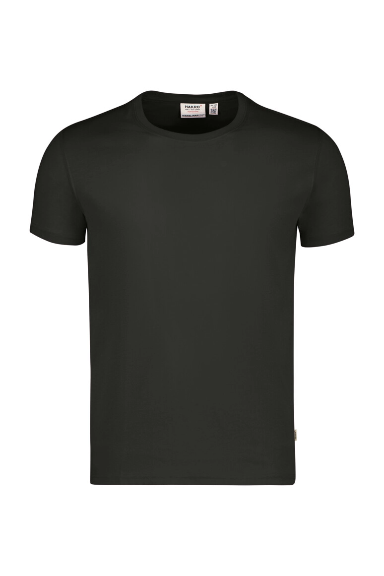 HAKRO T-Shirt MIKRALINAR® ECO zum Besticken und Bedrucken in der Farbe Karbongrau mit Ihren Logo, Schriftzug oder Motiv.
