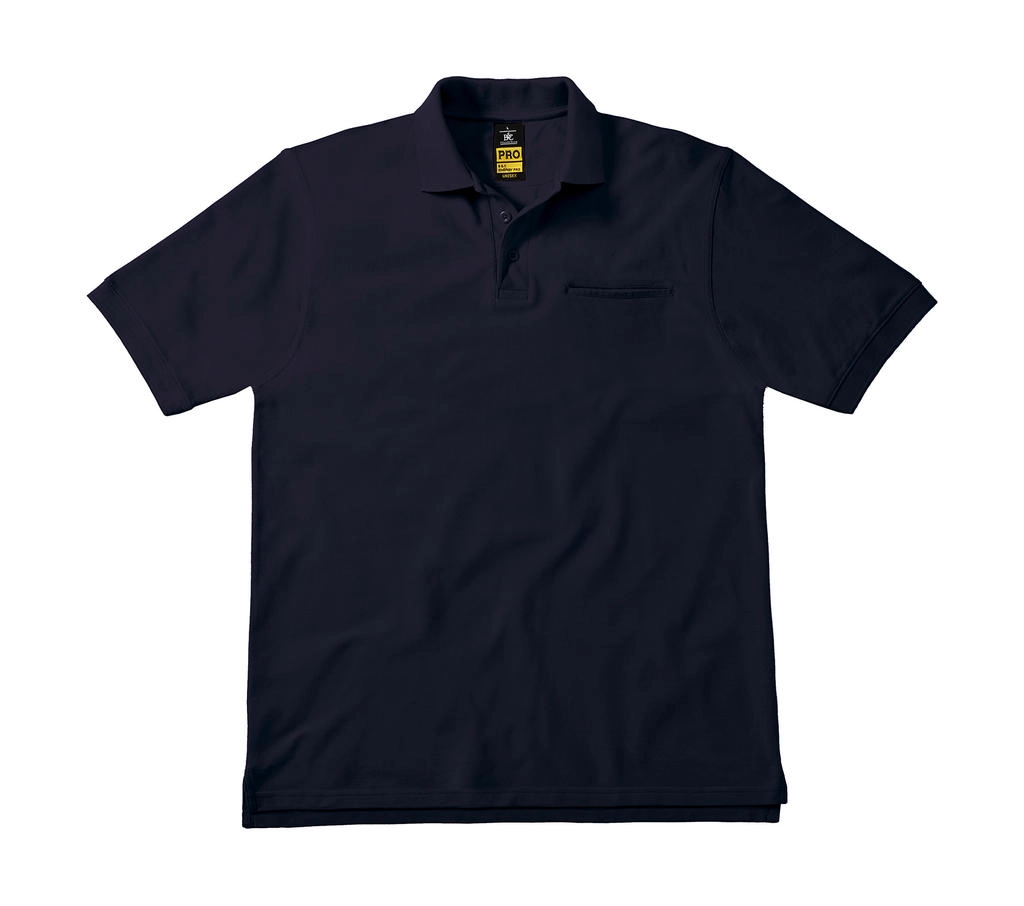 Energy Pro Workwear Pocket Polo zum Besticken und Bedrucken in der Farbe Navy mit Ihren Logo, Schriftzug oder Motiv.