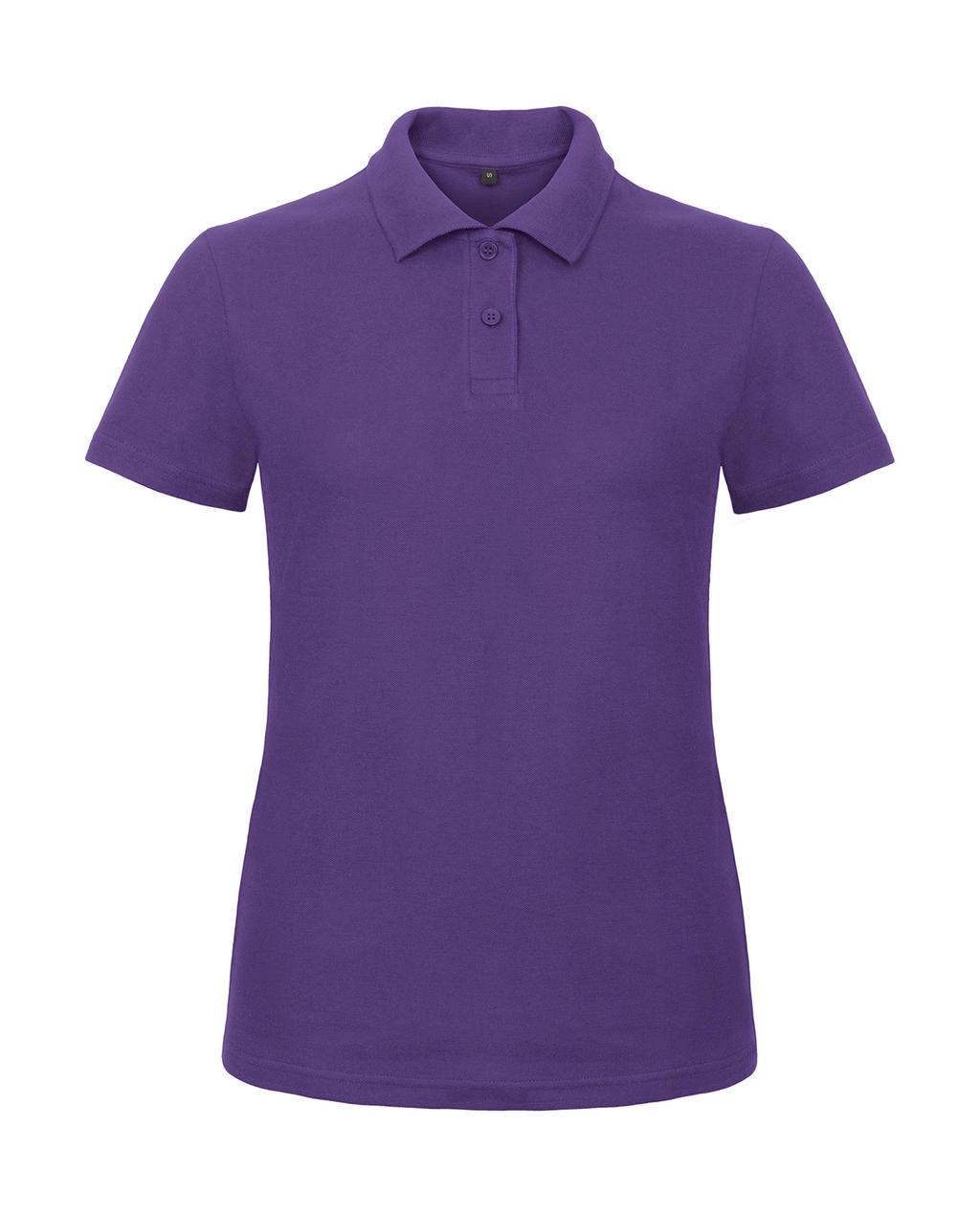 ID.001/women Piqué Polo Shirt zum Besticken und Bedrucken in der Farbe Purple mit Ihren Logo, Schriftzug oder Motiv.