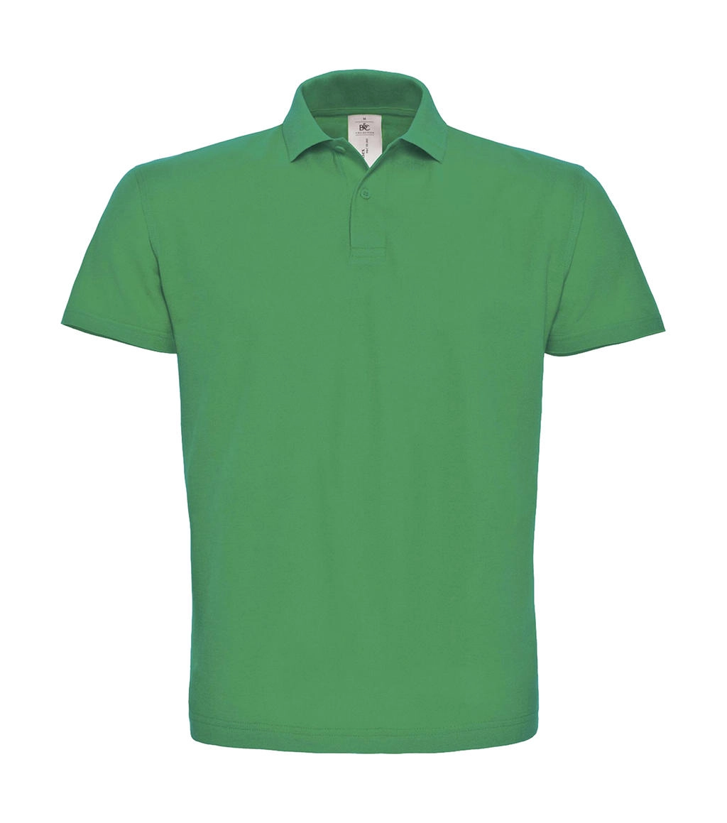 ID.001 Piqué Polo Shirt zum Besticken und Bedrucken in der Farbe Kelly Green mit Ihren Logo, Schriftzug oder Motiv.
