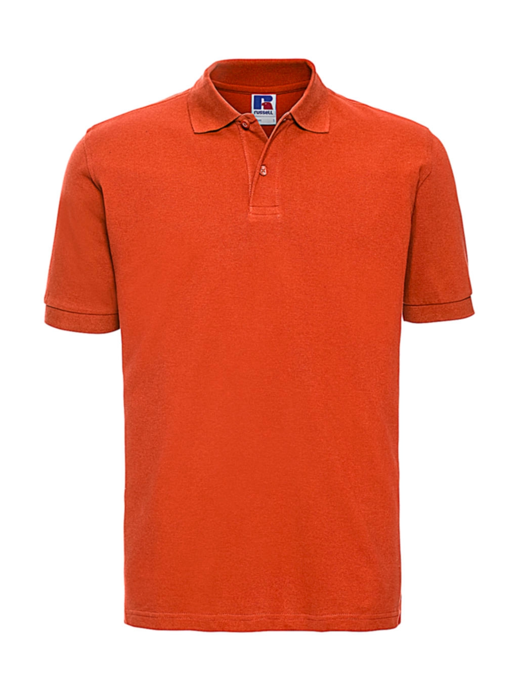 Men`s Classic Cotton Polo zum Besticken und Bedrucken in der Farbe Orange mit Ihren Logo, Schriftzug oder Motiv.