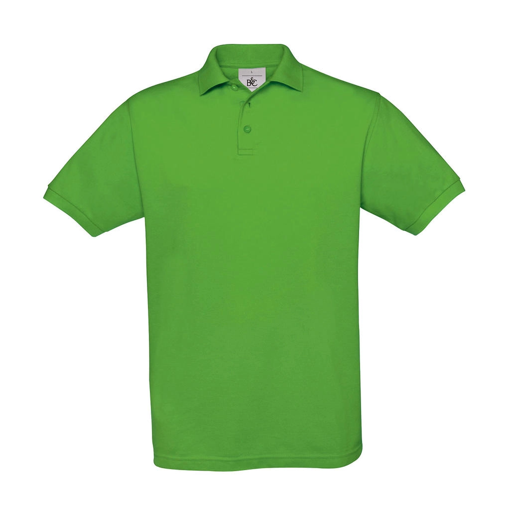 Safran Piqué Polo zum Besticken und Bedrucken in der Farbe Real Green mit Ihren Logo, Schriftzug oder Motiv.