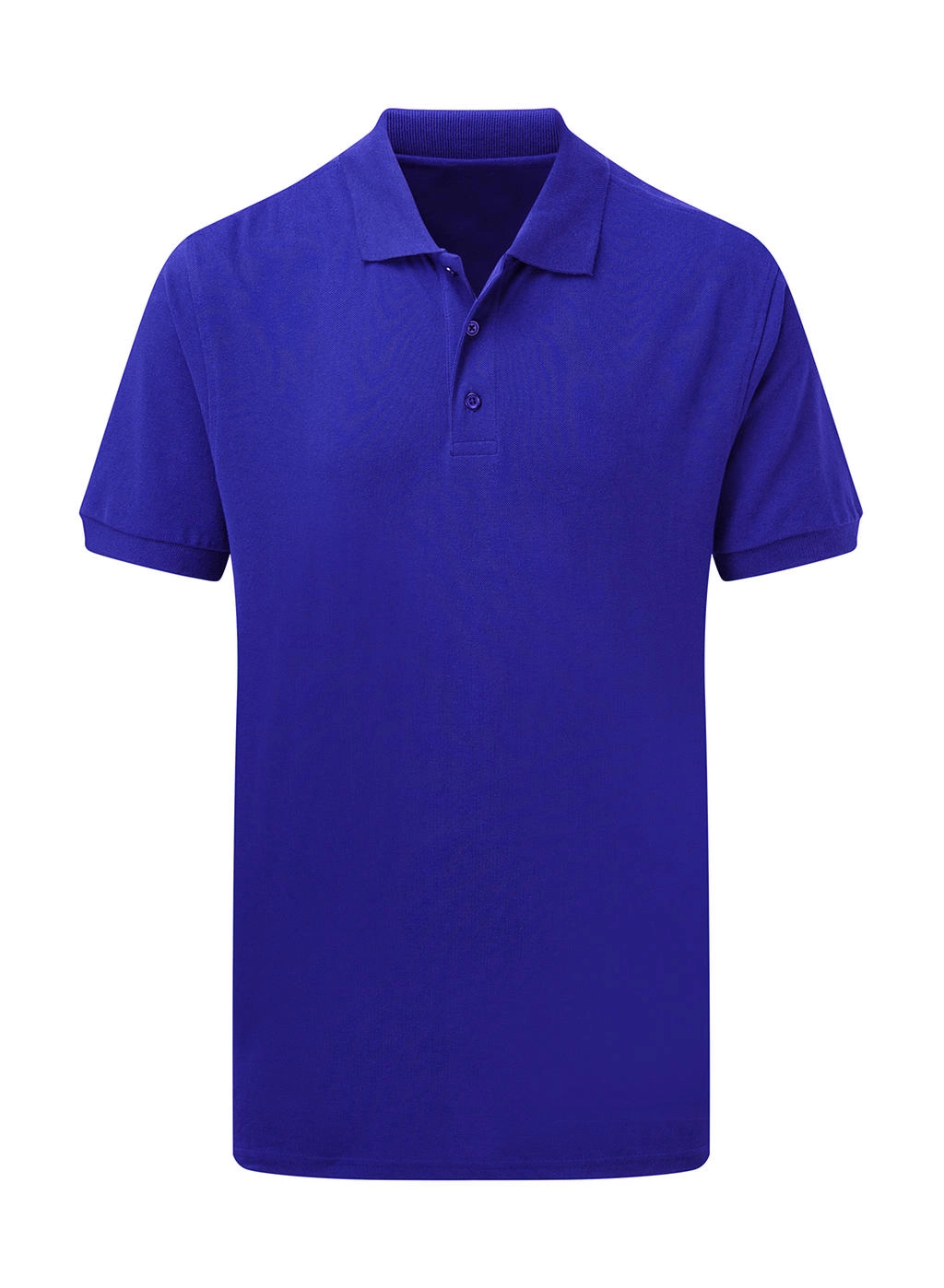 Cotton Polo Men zum Besticken und Bedrucken in der Farbe Royal Blue mit Ihren Logo, Schriftzug oder Motiv.