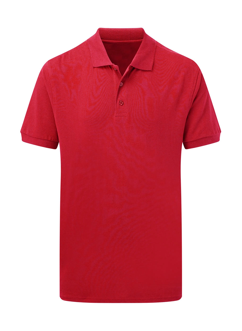 Cotton Polo Men zum Besticken und Bedrucken in der Farbe Red mit Ihren Logo, Schriftzug oder Motiv.