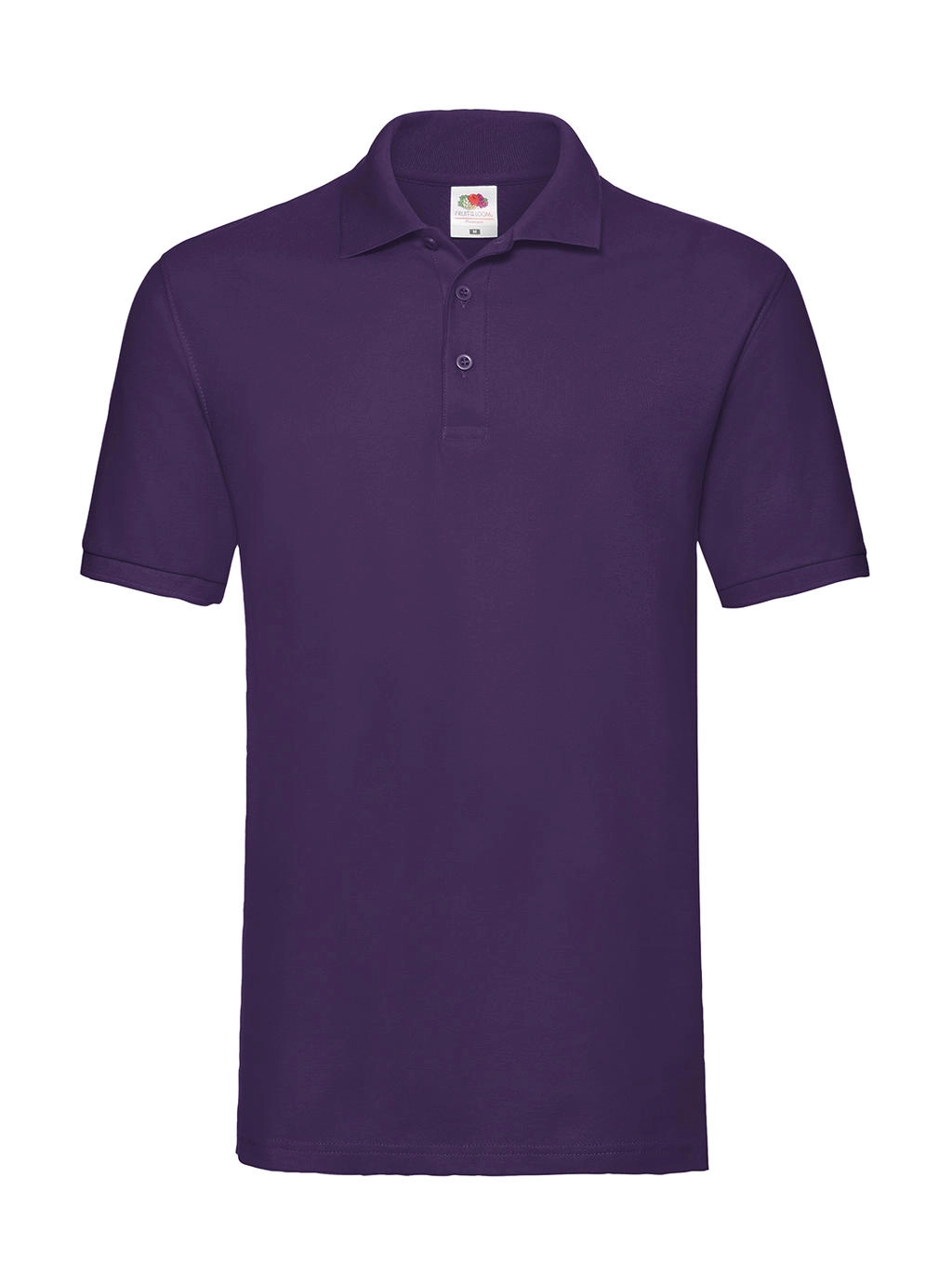 Premium Polo zum Besticken und Bedrucken in der Farbe Purple mit Ihren Logo, Schriftzug oder Motiv.