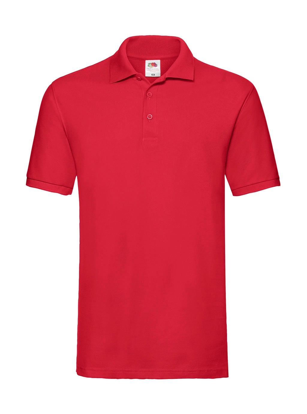 Premium Polo zum Besticken und Bedrucken in der Farbe Red mit Ihren Logo, Schriftzug oder Motiv.