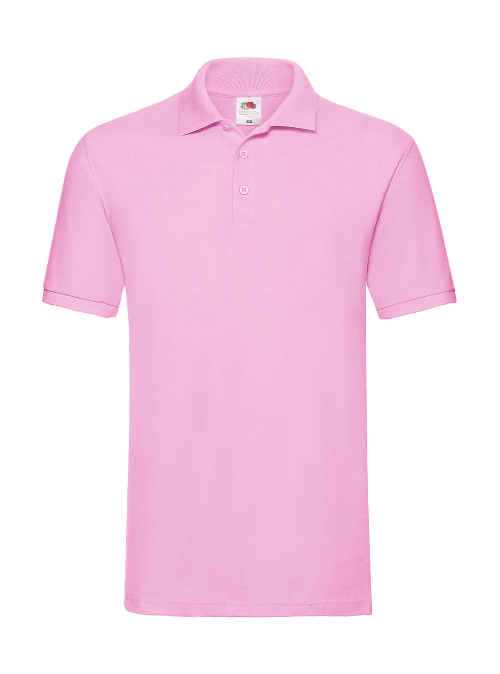 Premium Polo zum Besticken und Bedrucken in der Farbe Light Pink mit Ihren Logo, Schriftzug oder Motiv.