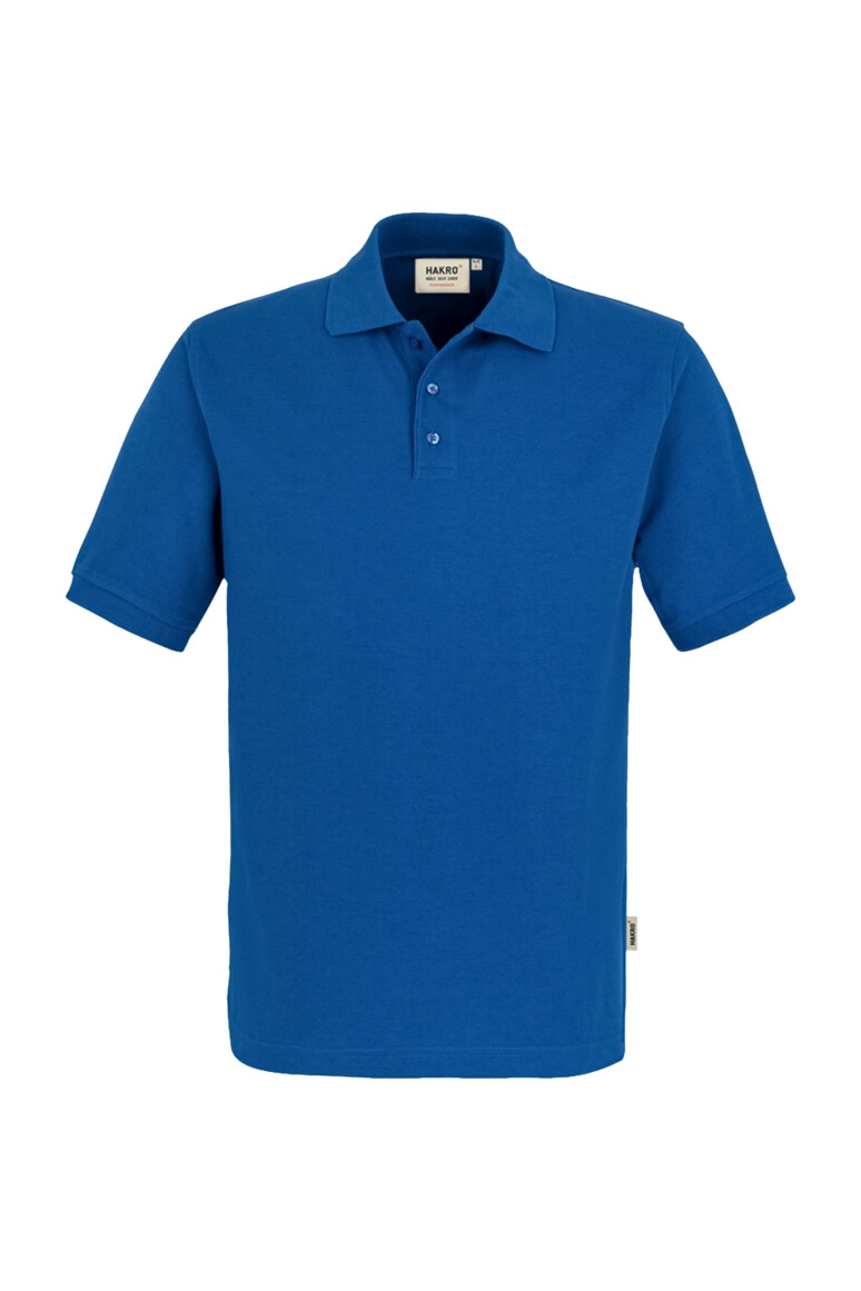 HAKRO Poloshirt MIKRALINAR® ECO zum Besticken und Bedrucken in der Farbe Royalblau mit Ihren Logo, Schriftzug oder Motiv.