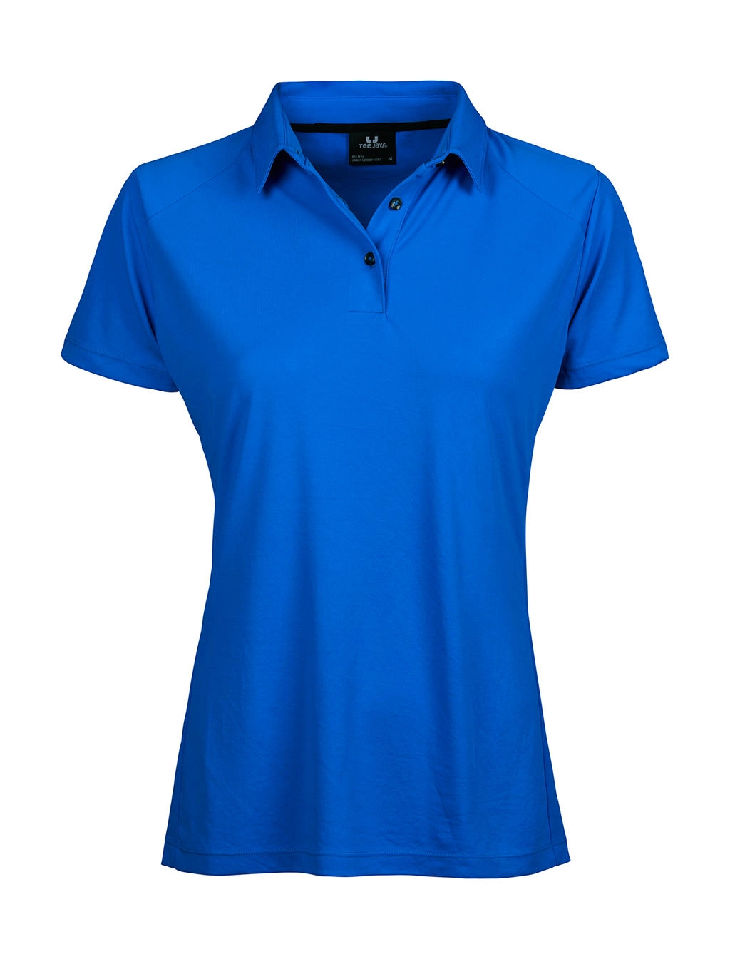 Ladies` Luxury Sport Polo zum Besticken und Bedrucken in der Farbe Electric Blue mit Ihren Logo, Schriftzug oder Motiv.