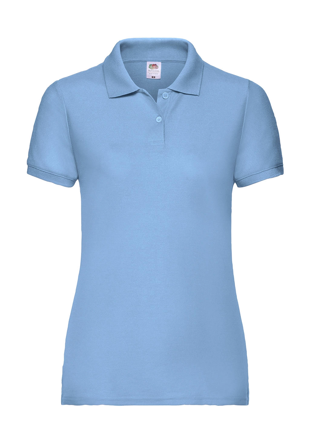 Ladies` 65/35 Polo zum Besticken und Bedrucken in der Farbe Sky Blue mit Ihren Logo, Schriftzug oder Motiv.
