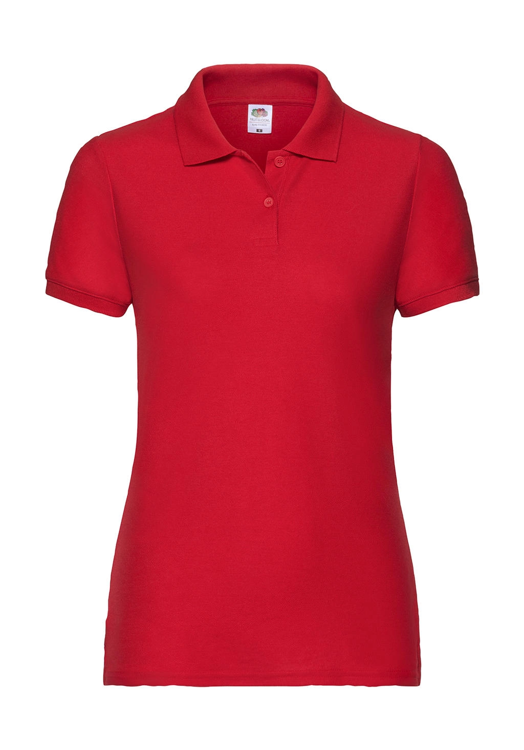 Ladies` 65/35 Polo zum Besticken und Bedrucken in der Farbe Red mit Ihren Logo, Schriftzug oder Motiv.