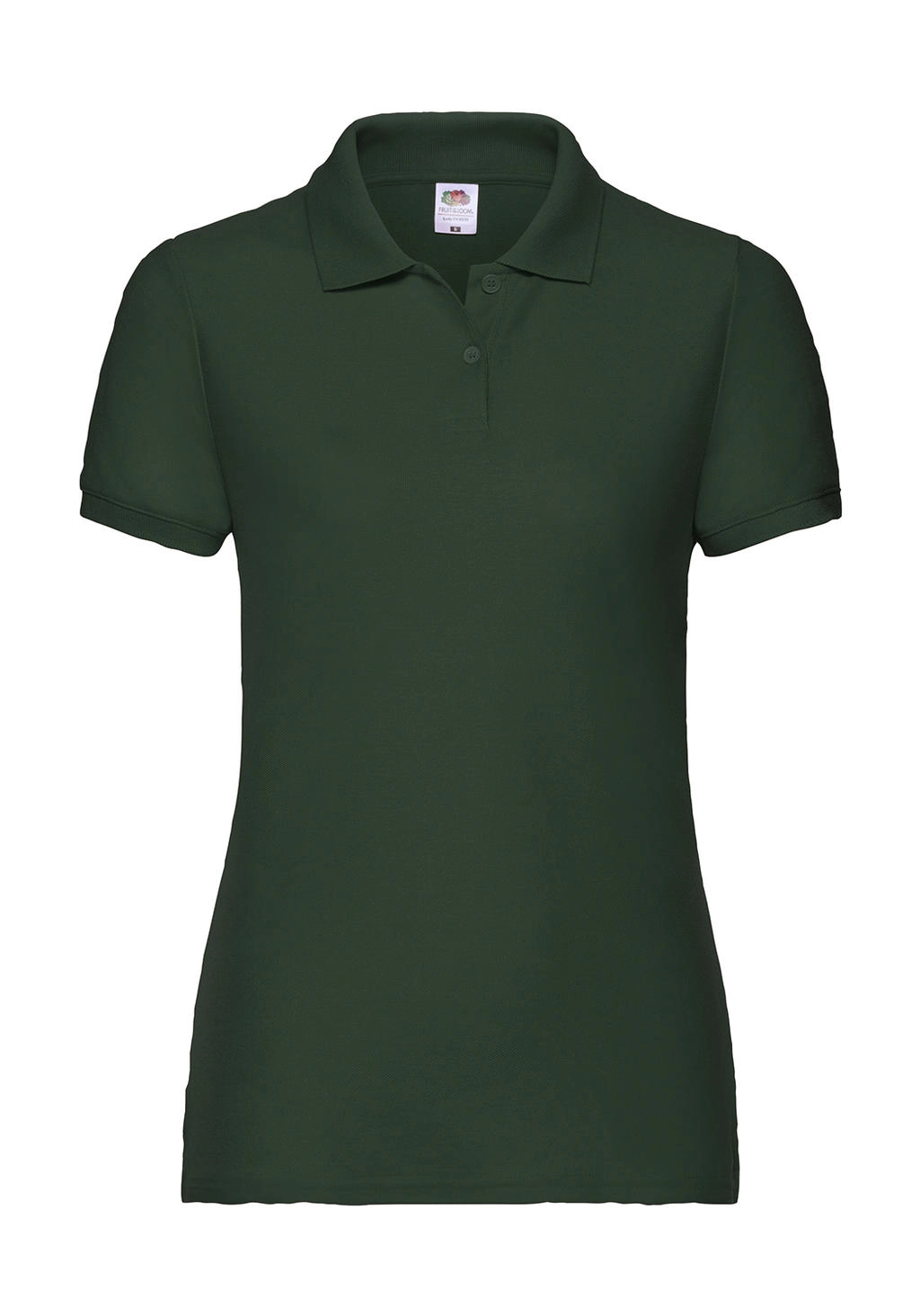 Ladies` 65/35 Polo zum Besticken und Bedrucken in der Farbe Bottle Green mit Ihren Logo, Schriftzug oder Motiv.