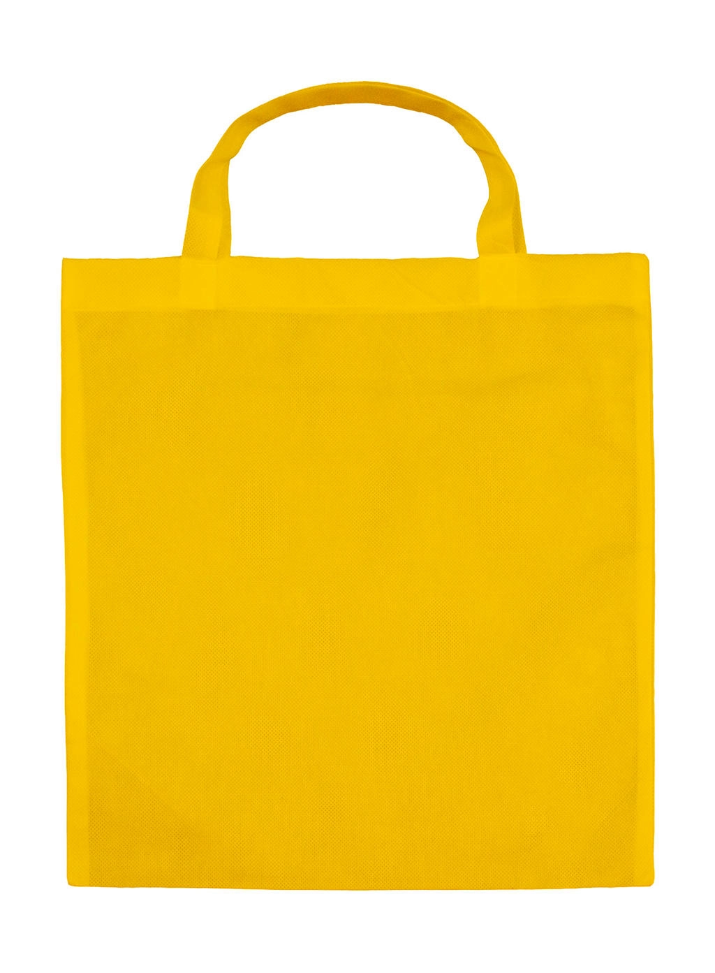 Basic Shopper SH zum Besticken und Bedrucken in der Farbe Yellow mit Ihren Logo, Schriftzug oder Motiv.