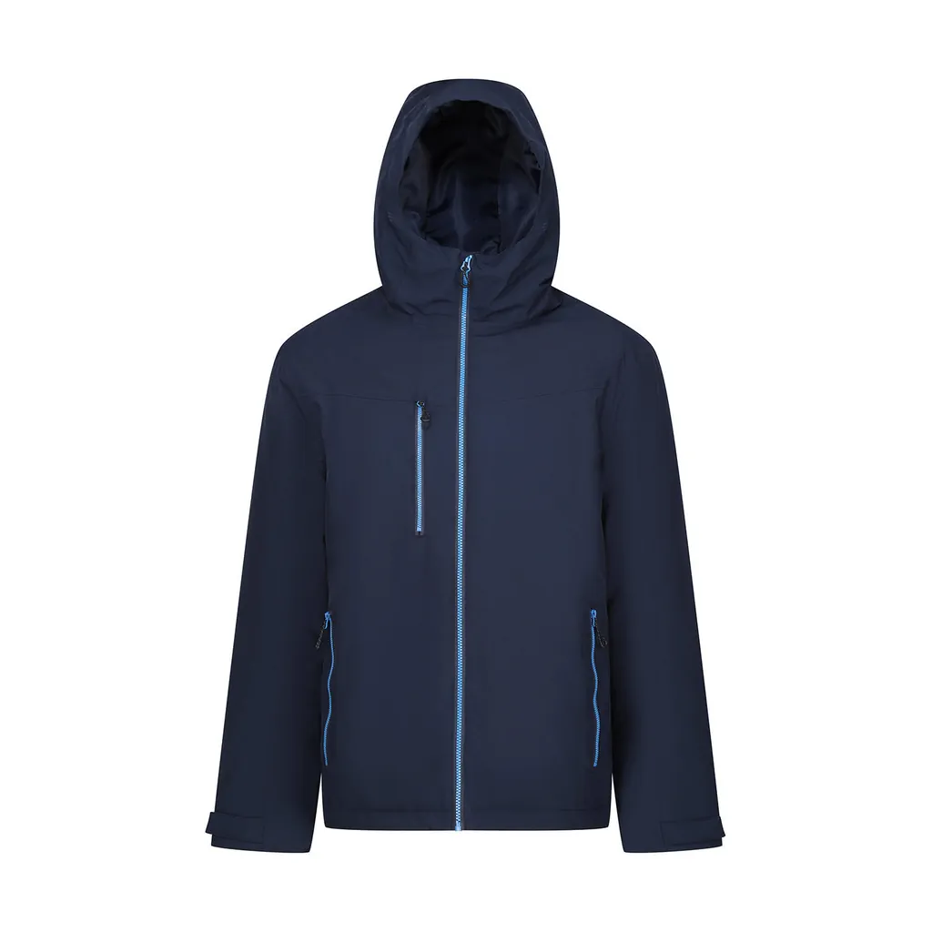 Navigate Waterproof Jacket zum Besticken und Bedrucken in der Farbe Navy/French Blue mit Ihren Logo, Schriftzug oder Motiv.