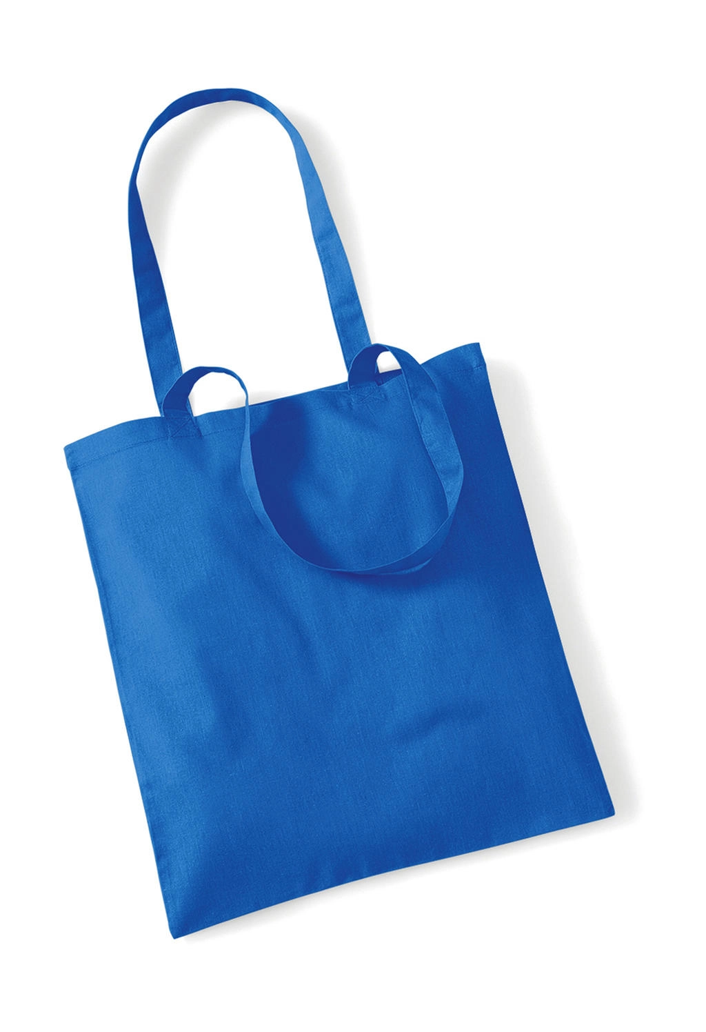 Bag for Life - Long Handles zum Besticken und Bedrucken in der Farbe Cornflower Blue mit Ihren Logo, Schriftzug oder Motiv.