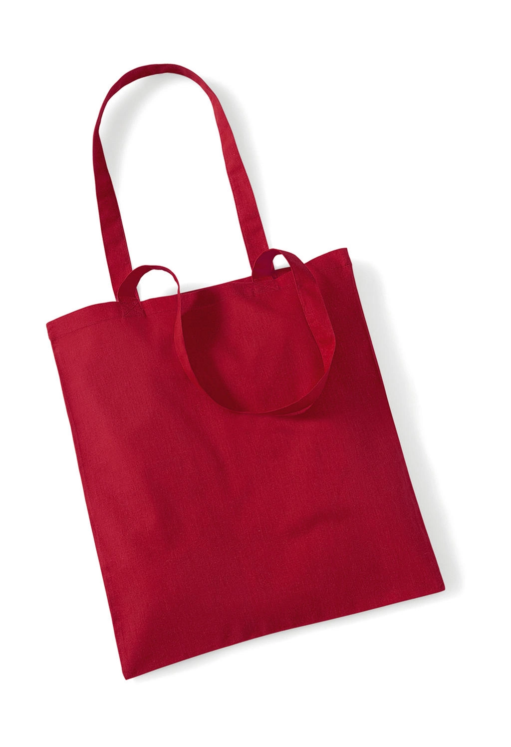 Bag for Life - Long Handles zum Besticken und Bedrucken in der Farbe Classic Red mit Ihren Logo, Schriftzug oder Motiv.
