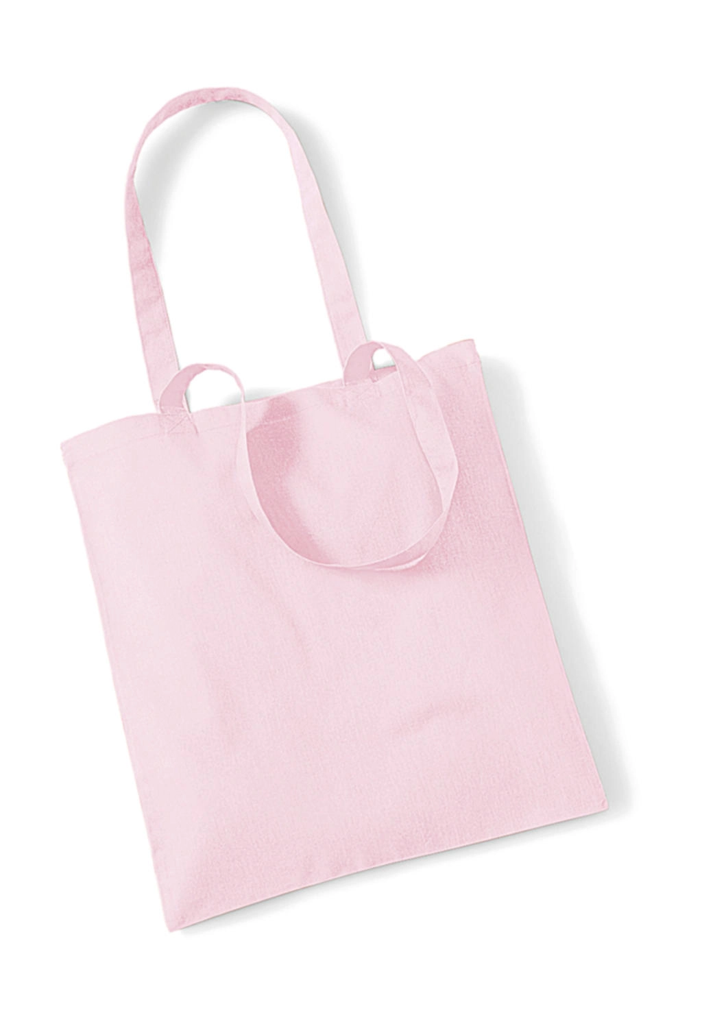 Bag for Life - Long Handles zum Besticken und Bedrucken in der Farbe Pastel Pink mit Ihren Logo, Schriftzug oder Motiv.
