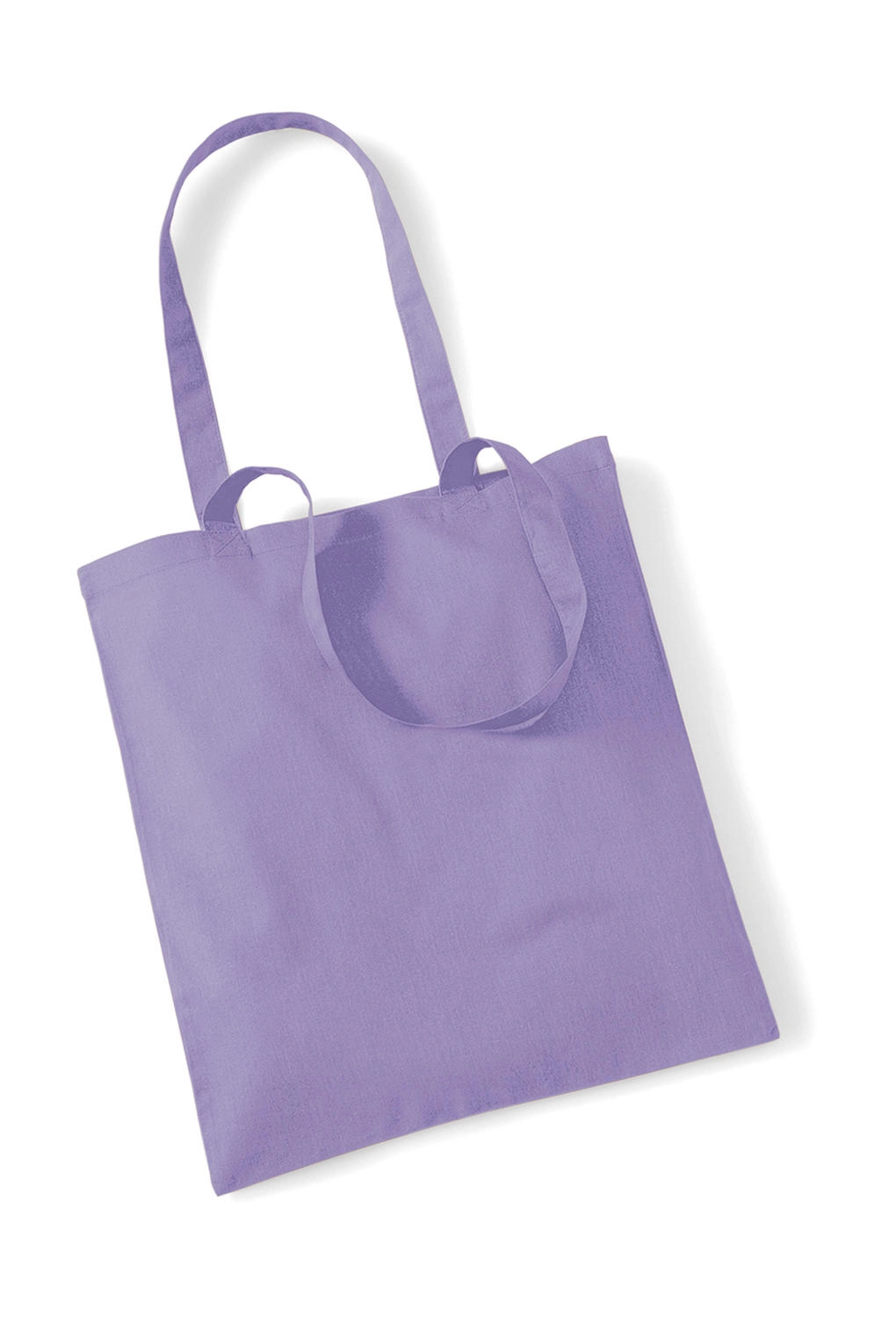 Bag for Life - Long Handles zum Besticken und Bedrucken in der Farbe Lavender mit Ihren Logo, Schriftzug oder Motiv.