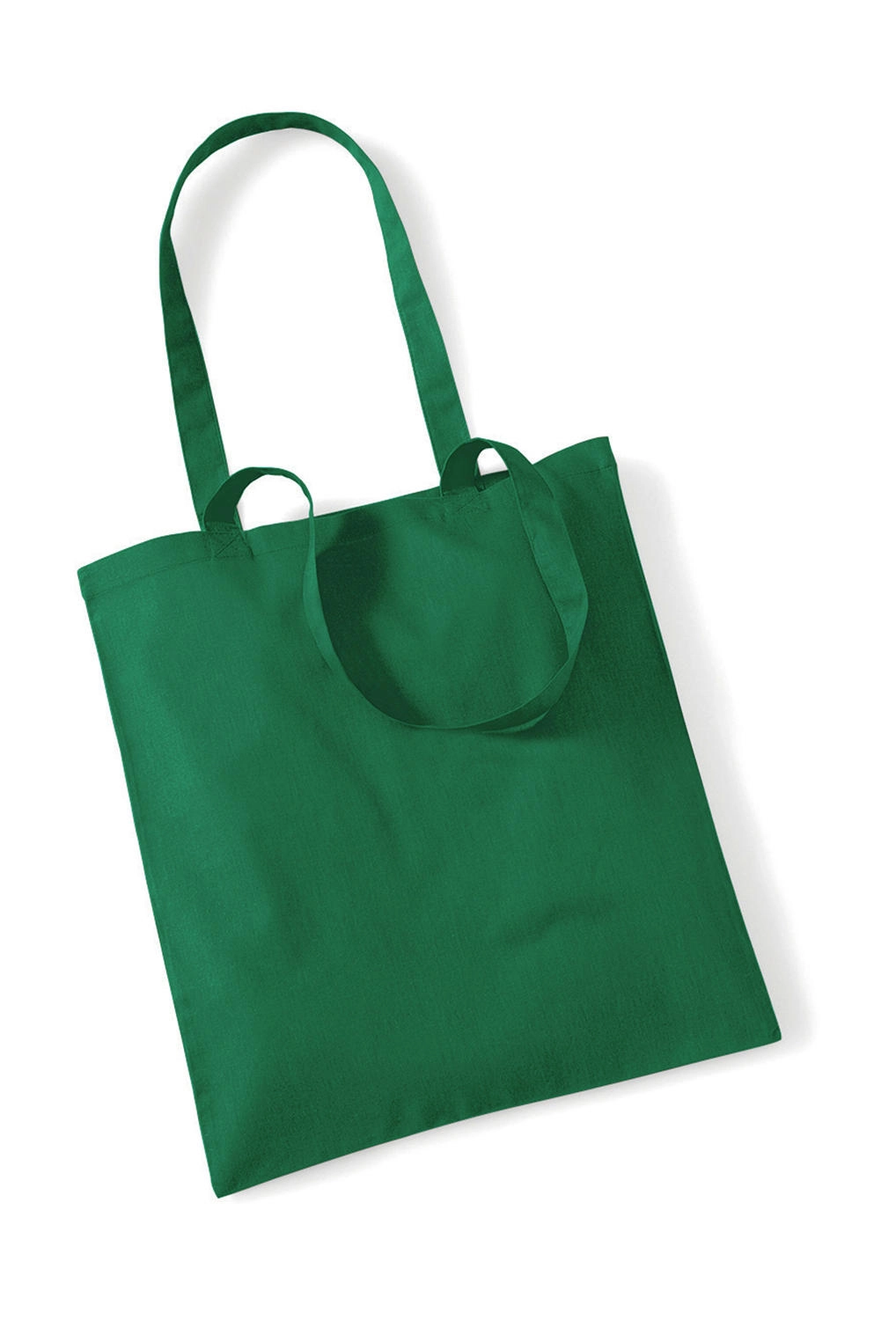 Bag for Life - Long Handles zum Besticken und Bedrucken in der Farbe Kelly Green mit Ihren Logo, Schriftzug oder Motiv.
