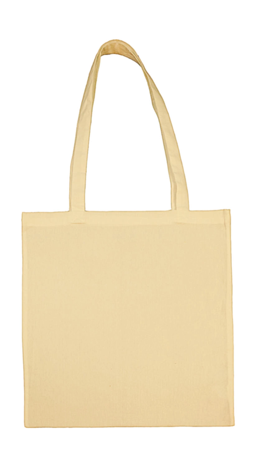 Cotton Bag LH zum Besticken und Bedrucken in der Farbe Vanilla Custard mit Ihren Logo, Schriftzug oder Motiv.