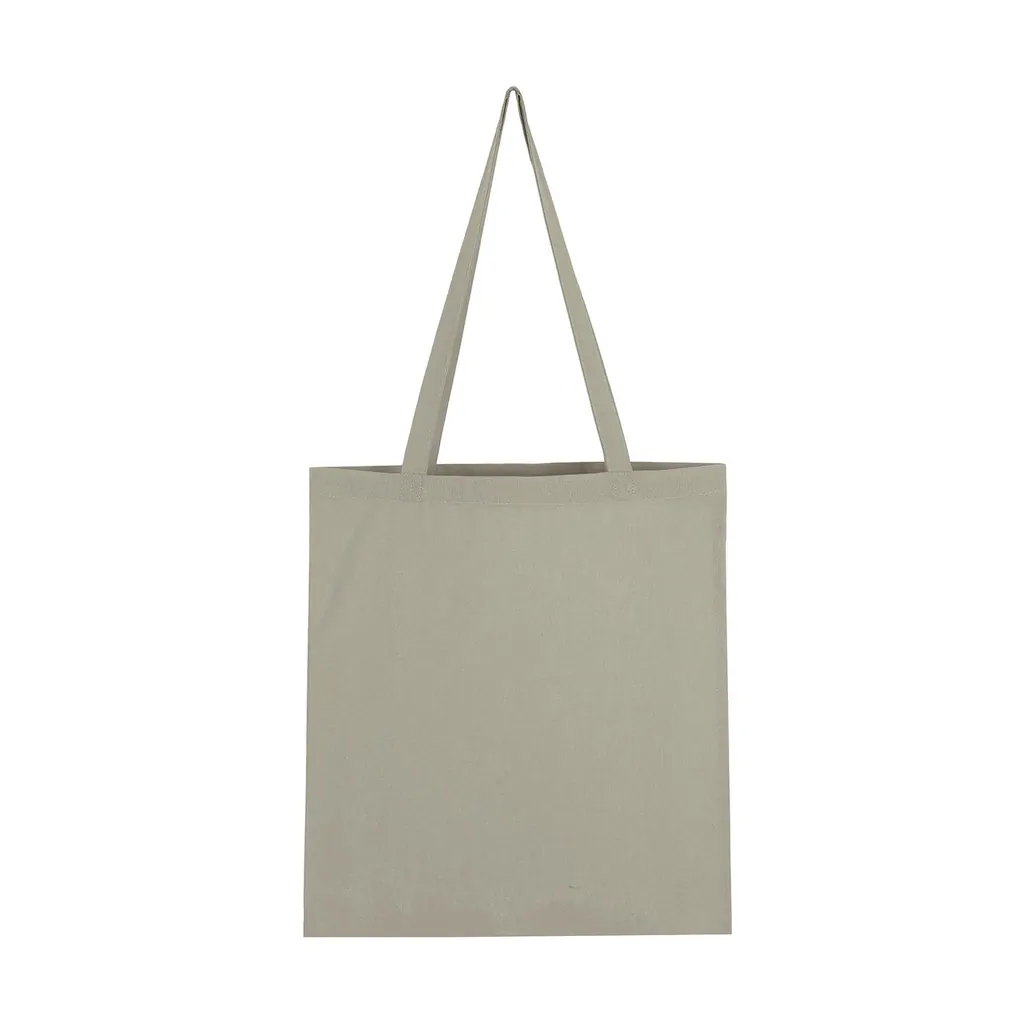 Cotton Bag LH zum Besticken und Bedrucken in der Farbe Mercury Grey mit Ihren Logo, Schriftzug oder Motiv.