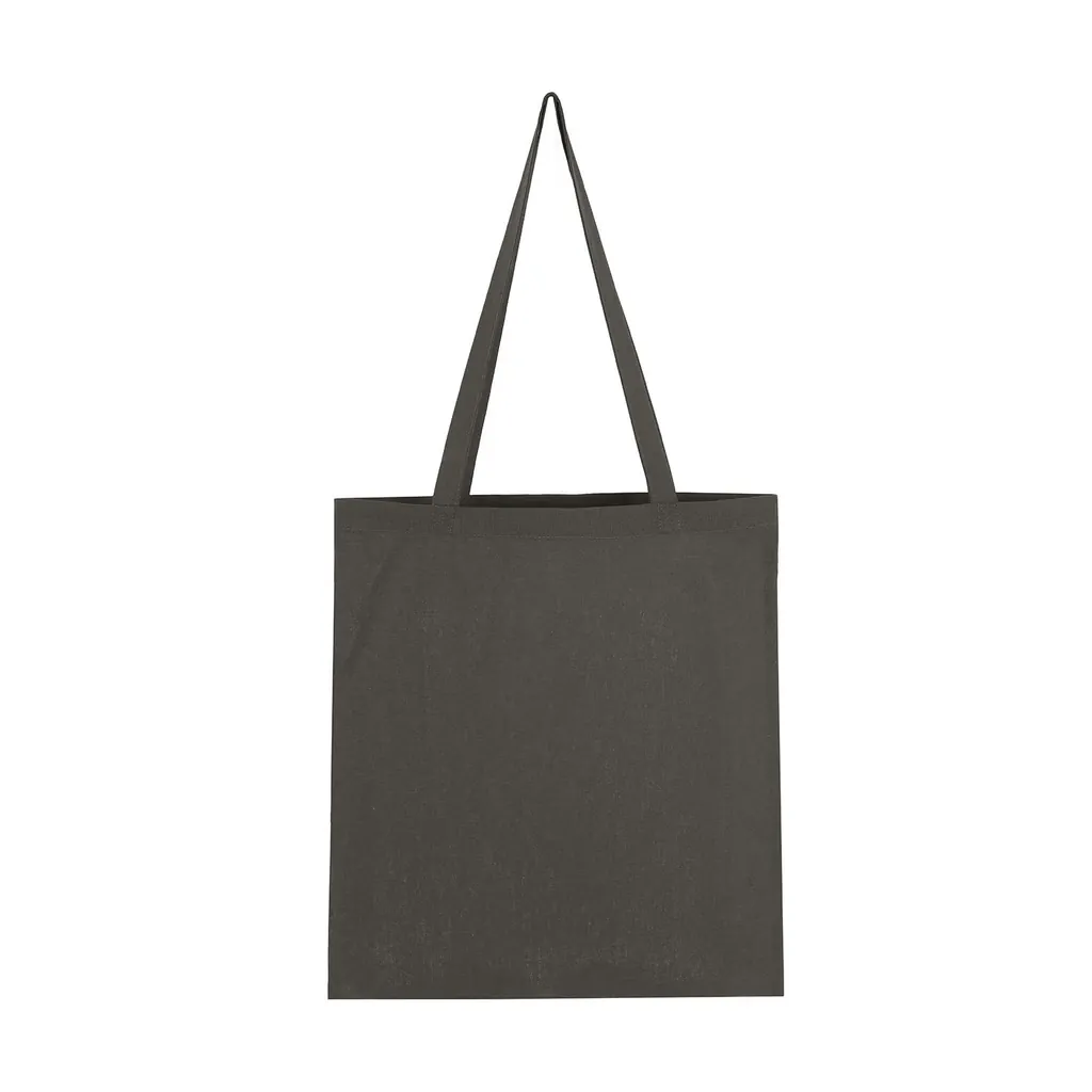 Cotton Bag LH zum Besticken und Bedrucken in der Farbe Charcoal mit Ihren Logo, Schriftzug oder Motiv.