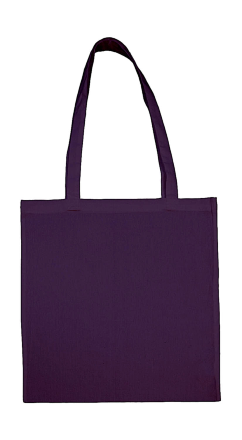 Cotton Bag LH zum Besticken und Bedrucken in der Farbe Purple mit Ihren Logo, Schriftzug oder Motiv.