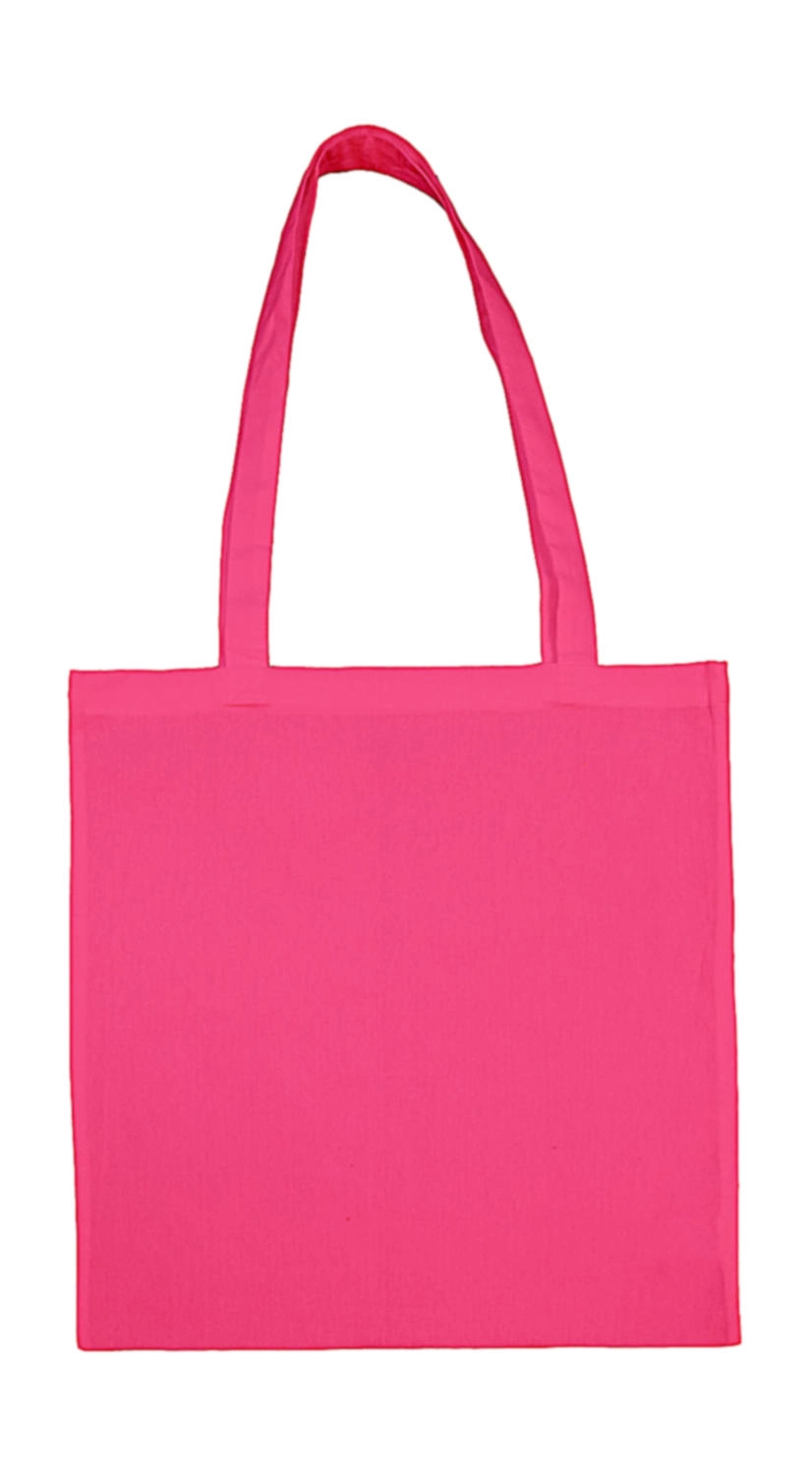 Cotton Bag LH zum Besticken und Bedrucken in der Farbe Pink mit Ihren Logo, Schriftzug oder Motiv.