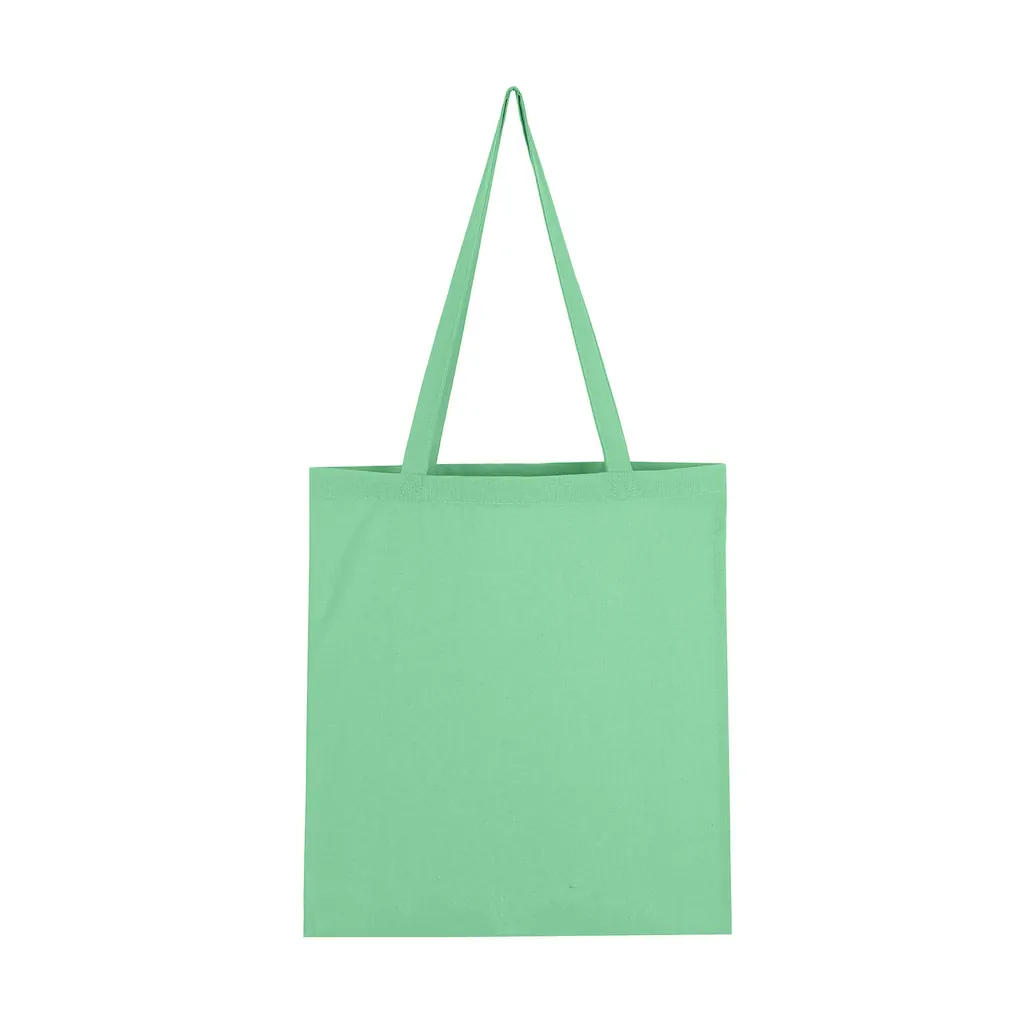 Cotton Bag LH zum Besticken und Bedrucken in der Farbe Neo Mint mit Ihren Logo, Schriftzug oder Motiv.