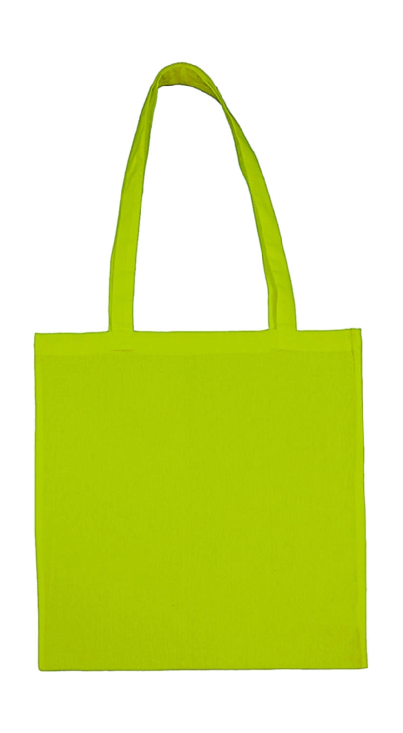 Cotton Bag LH zum Besticken und Bedrucken in der Farbe Lime mit Ihren Logo, Schriftzug oder Motiv.