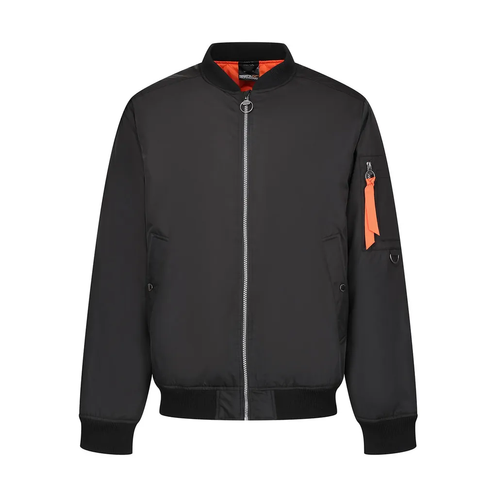 Pro Pilot Jacket zum Besticken und Bedrucken in der Farbe Black mit Ihren Logo, Schriftzug oder Motiv.