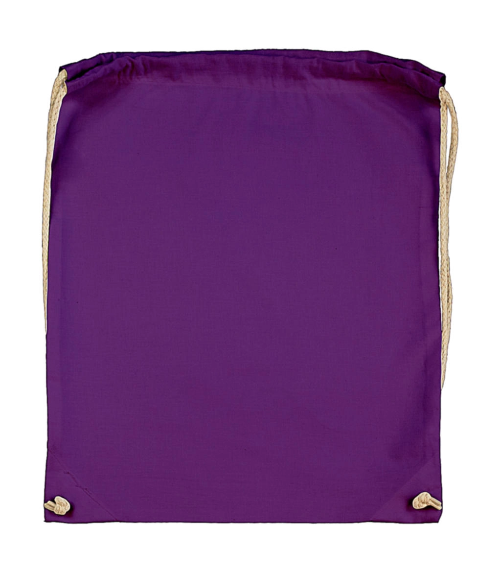 Cotton Drawstring Backpack zum Besticken und Bedrucken in der Farbe Lilac mit Ihren Logo, Schriftzug oder Motiv.